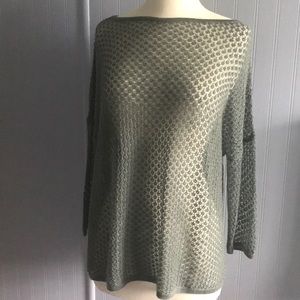 Garnet Hill Featherweight Cashmere Boxy Sweater
